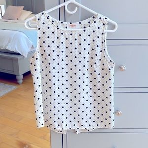 Renee C. Polka Dot Top.